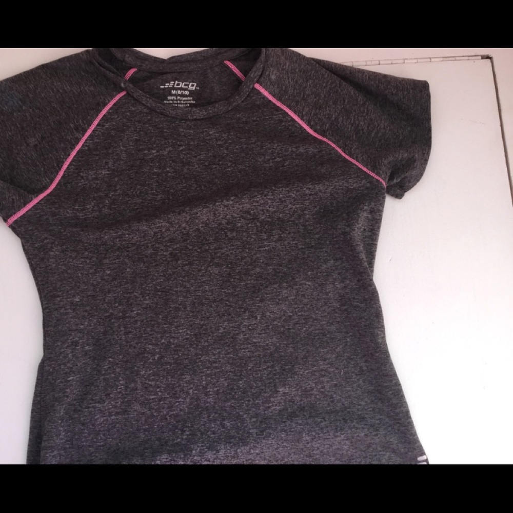 BCG Pink and gray top